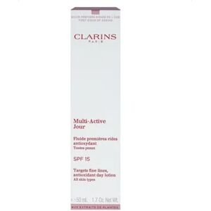 Lait de jour antioxydant multi-actif Clarins Spf15 Tous types de peaux