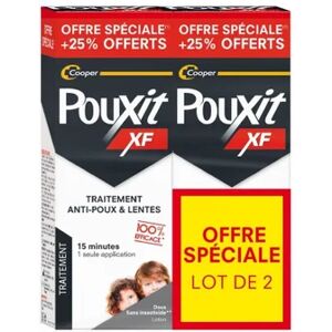 Pouxit XF Traitement Anti-Poux Et Lentes Lotion 2x250ml