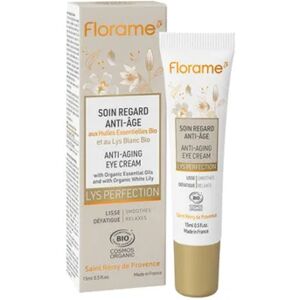 Florame Lys Perfection Soin Regard Anti-Âge Bio 15ml