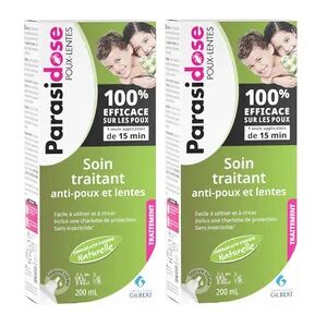 Parasidose Pack Soin Traitant Anti-Poux et Lentes 2x200ml