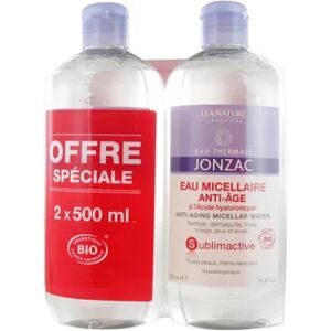 Jonzac Eau Micellaire Anti-Âge 2x500ml