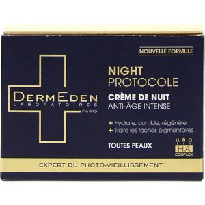 Dermeden Protocole Nuit Crème - Crème de Nuit - Publicité Dermeden Protocole Nuit Crème - Crème de Nuit - Publicité