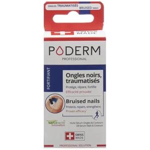 Poderm Huile Serum Fortifiant Ongles Noirs Traumatises 8ml