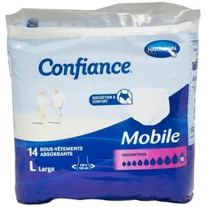 Hartmann Confiance Mobile 10 Gouttes L 14 Sous-Vetements Absorbants