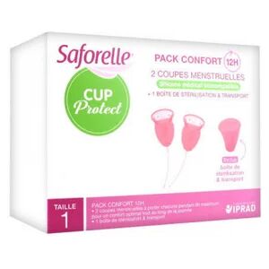 Saforelle Cup Protect Coupelle Menstruelle T1 boîte de 2