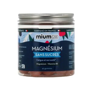 Mium Lab Magnesium Sans Sucres 42 Gummies