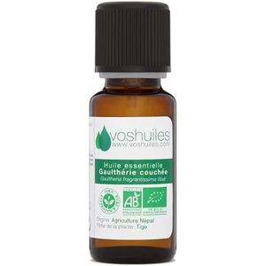 Voshuiles Huile Essentielle De Gaultherie Couchee Bio 60ml