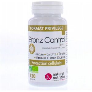 Natural Nutrition Bronz Control 2 En 1 120 Gelules