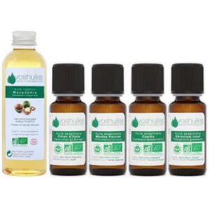 Voshuiles Kit « Minceur » 4 Huiles Essentielles Bio Et 1 Huile Vegetale Bio