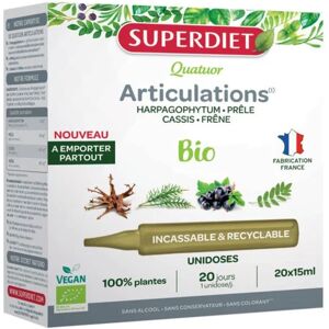 Superdiet Quatuor Articulations Bio 20x15ml