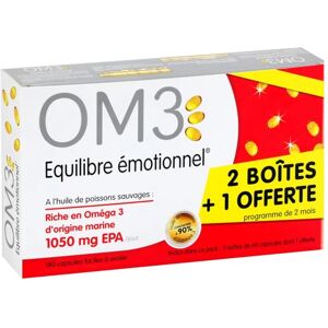 Isodisnatura Om3 2 Boîtes + 1 gratuite 180 Capsules