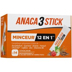 Anaca3 Stick Minceur 12 en 1 14 Sticks