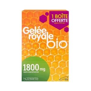 Nutrisante La Gelee Royale bio 1800Mg 10 Ampoules