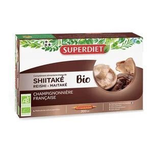 Superdiet Super Diet Shiitake Bio Reishi Maïtake 20 ampoules