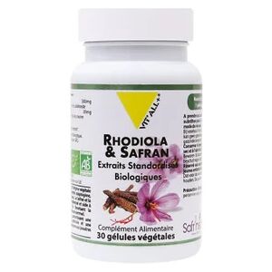 Vit'All+ Rhodiola & Safran 30 Gelules