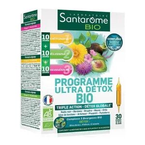 Santarome Bio Programme Ultra Detox Bio 30 Ampoules