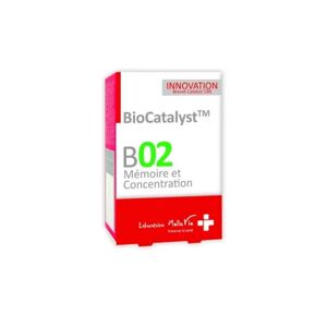 Biocatalyst B02 Memoire Et Concentration 30 Gelules