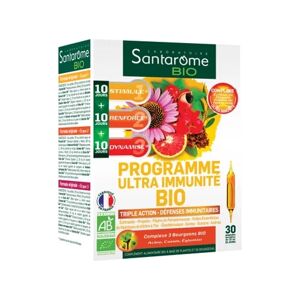 Santarome Ultra Immunite Bio 30 Ampoules