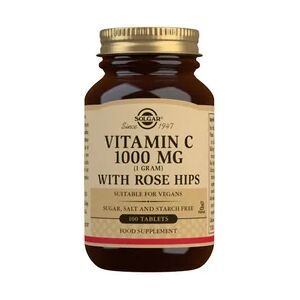 Solgar Vitamine C 1000 Avec Rose Hips 100 Comprimes