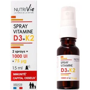 Nutrivie Spray Vitamine D3+K2 500 Ui 15ml