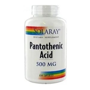 Acide pantothenique Solaray 500mg 100caps 100caps