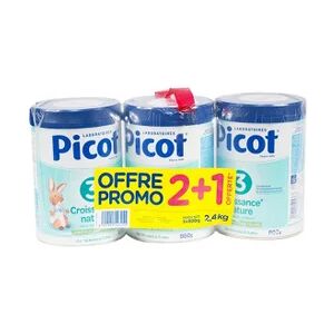 Picot 3 Croissance Nature 3x800g