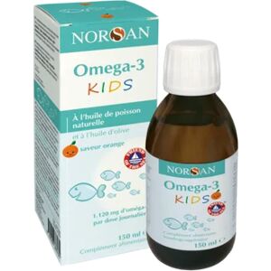 Norsan Omega-3 Kids Huile de Poisson & Foie de Morue 150ml