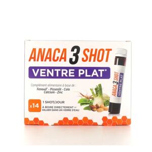 Anaca3 Shot Ventre Plat 14×25ml