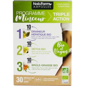 Nat & Form Détox hépatique bio en ampoules 300ml - Compléments - Publicité Nat & Form Détox hépatique bio en ampoules 300ml - Compléments - Publicité