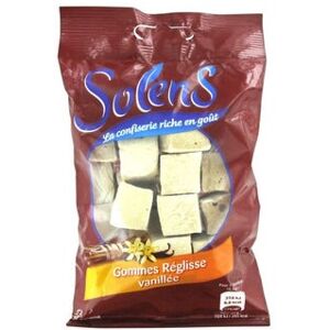 Solens gommes À La Réglisse Vanillée 100g - Publicité Solens gommes À La Réglisse Vanillée 100g - Publicité