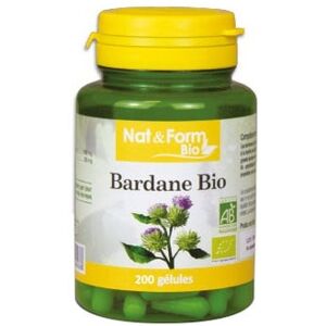 Nat & Form BARDANE Gélules - Racine de bardane biologique - Peau & Foie - Publicité Nat & Form BARDANE Gélules - Racine de bardane biologique - Peau & Foie - Publicité