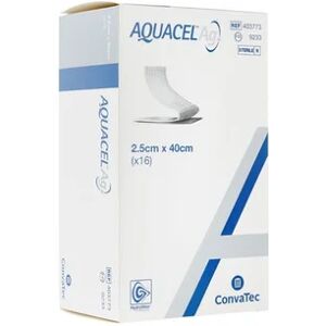 Convatec Aquacel AG Pansement 2,5x40cm 16unts