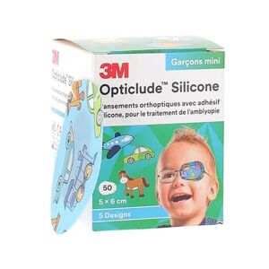 3M Opticlude Boy Pans Orthopt Silic Mini 50uts