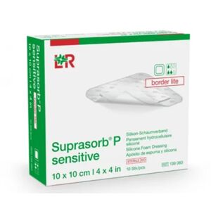 Lohmann Rauscher Suprasorb P Sensitive Border Lite Pansement 9x15cm 10uts