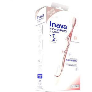 Inava Hybrid Timer Brosse À Dents Électrique Rose