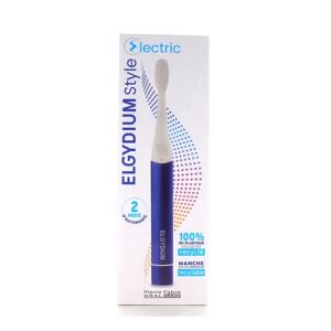 Elgydium Brosse A Dents Electrique Style Bleu 1ut