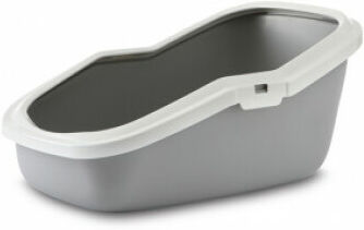 Savic Bac à litière Aseo Savic Coloris gris Savic Bac à litière Aseo Savic Coloris gris