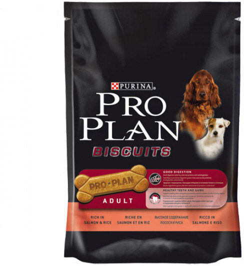 Proplan Biscuit Proplan soins des dents pour chien au saumon 400 gr