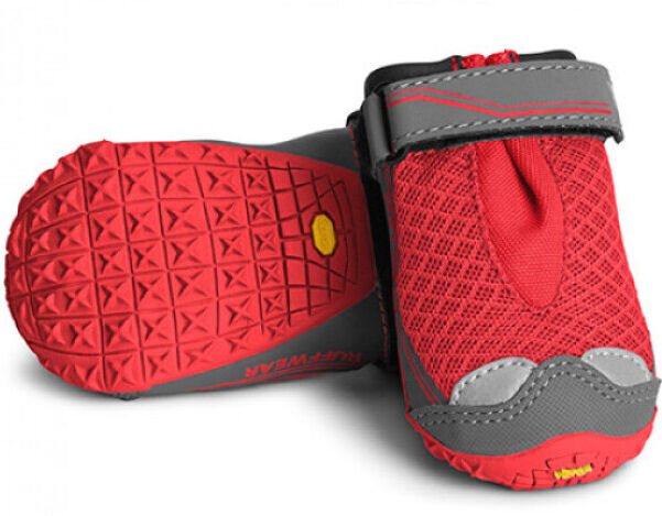 Ruffwear Bottines de sport Ruffwear Grip Trex Rouge T1 lot de 2 Ruffwear Bottines de sport Ruffwear Grip Trex Rouge T1 lot de 2