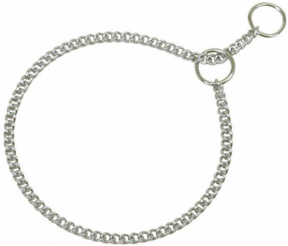 Herm Sprenger Collier présentation étrangleur pour chien chaînette très fine T20 ouverture 17 cm Herm Sprenger Collier présentation étrangleur pour chien chaînette très fine T20 ouverture 17 cm