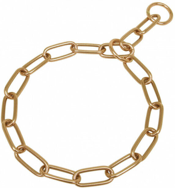 Herm Sprenger Collier étrangleur pour chien chaîne en curogan T72 ouverture 62 cm Herm Sprenger Collier étrangleur pour chien chaîne en curogan T72 ouverture 62 cm