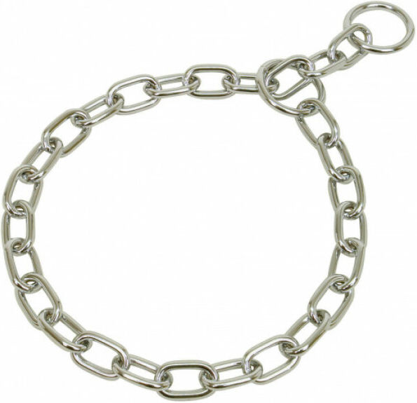 Herm Sprenger Collier étrangleur pour chien chaîne petite maille T65 ouverture 57cm Herm Sprenger Collier étrangleur pour chien chaîne petite maille T65 ouverture 57cm