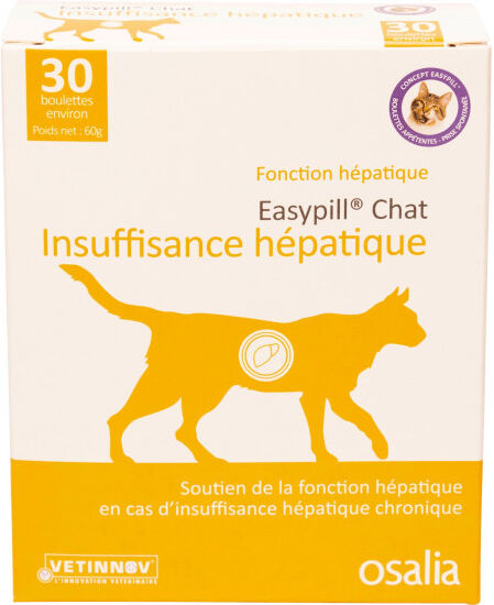 Osalia Complément alimentaire insuffisance hépatique pour chat Easypill Osalia Complément alimentaire insuffisance hépatique pour chat Easypill