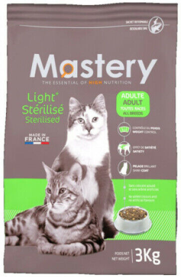 Mastery Croquettes pour adulte stérilisé ou en surpoids Mastery sac 3 kg