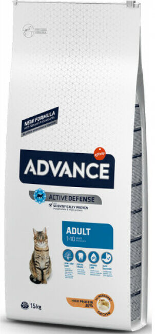 Advance Croquettes pour chat Adulte Advance Poulet et Riz Sac 3 kg Advance Croquettes pour chat Adulte Advance Poulet et Riz Sac 3 kg