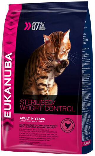 Eukanuba Croquettes pour chat adulte Eukanuba Light Sac 10 kg Eukanuba Croquettes pour chat adulte Eukanuba Light Sac 10 kg