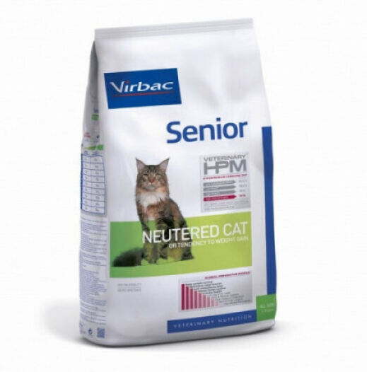 Virbac Croquettes pour chat senior stérilisé Virbac HPM Sac 1,5 kg Virbac Croquettes pour chat senior stérilisé Virbac HPM Sac 1,5 kg