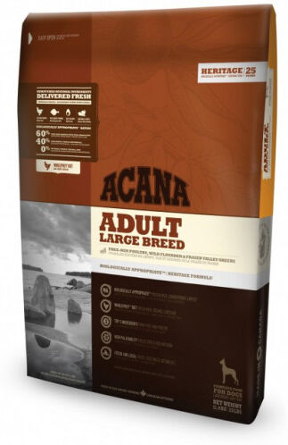 Acana Croquettes pour chien adulte Acana Heritage Large Breed Sac 11,4 kg Acana Croquettes pour chien adulte Acana Heritage Large Breed Sac 11,4 kg