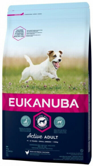 Eukanuba Croquettes pour chien adulte petites races Eukanuba au poulet Eukanuba Croquettes pour chien adulte petites races Eukanuba au poulet