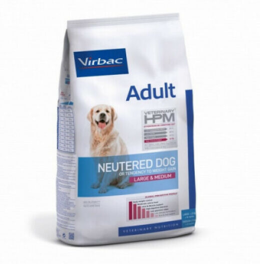 Virbac Croquettes Virbac Adult Neutered Dog Large & Medium Sac 3 kg Virbac Croquettes Virbac Adult Neutered Dog Large & Medium Sac 3 kg